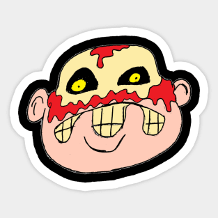 bonehead logo Sticker